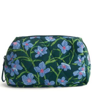 NWOT Vera Bradley Essential Medium Cosmetic Bag • Charlotte Stems